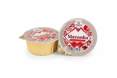 "Mazanka" с вялеными томатами125г Слонимский МК Беларусь