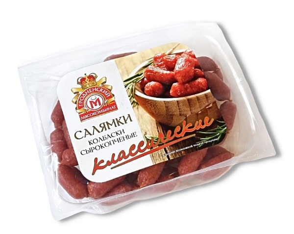 Колбаски сырокопченые оригинальные "Салямки" классические, Беларусь