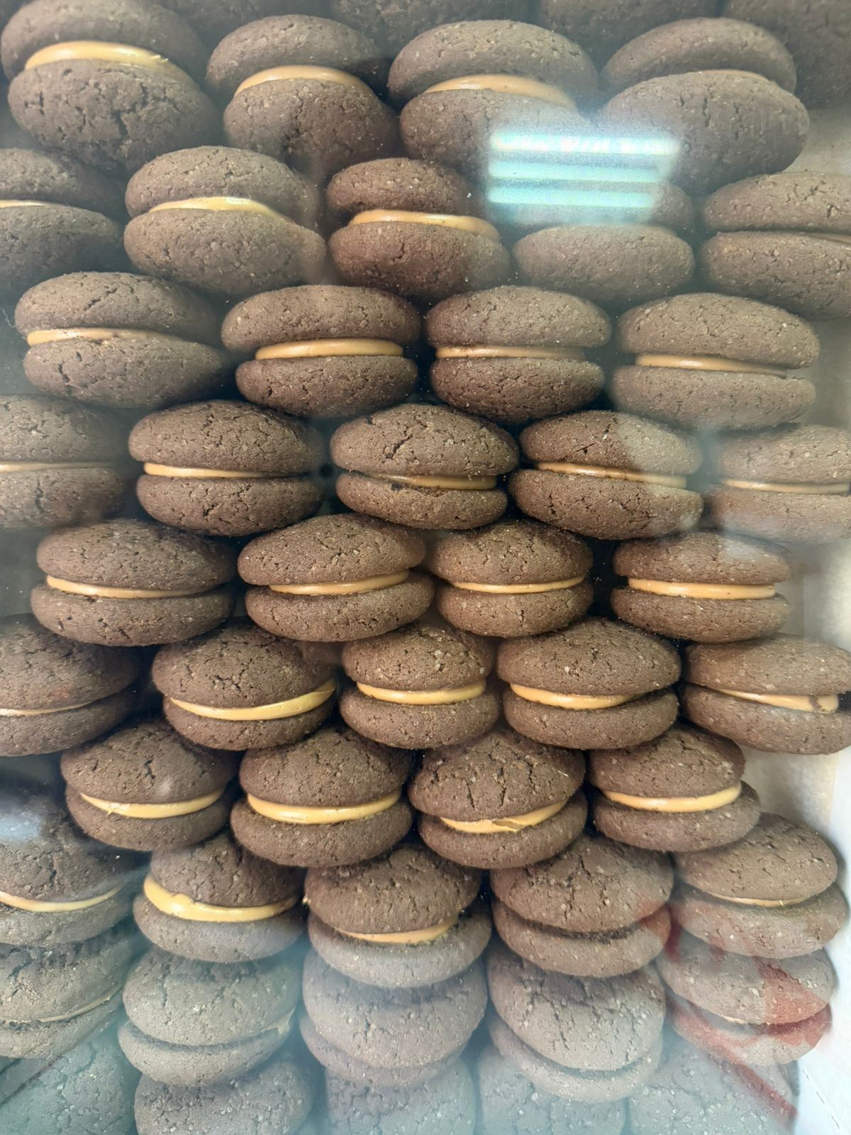 Мини брауни с карамелью