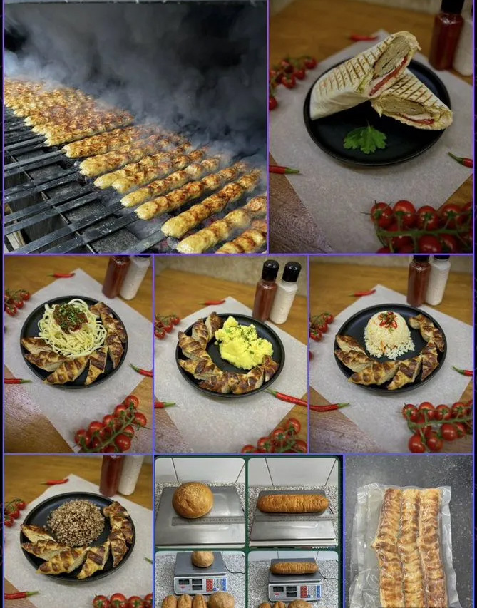 Миниатюра Люля-кебаб с курицей на углях в шоковой заморозке 200 гр.