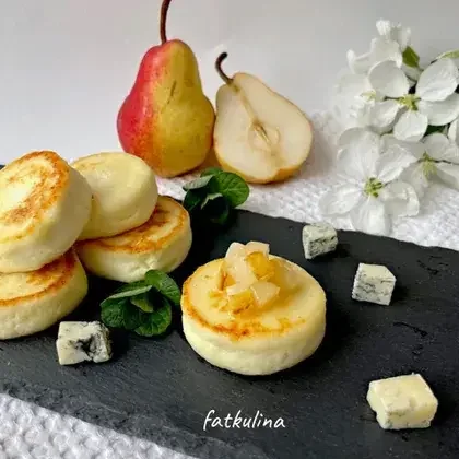 Сырники творожные с грушей блюдо готовое замороженное