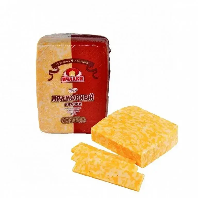 Сыр мраморный 45% Ичалки (Мордовия)