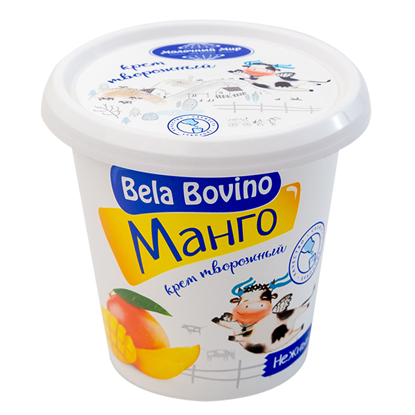 Крем творожный взбитый Bela Bovino Манго,3% (110г)