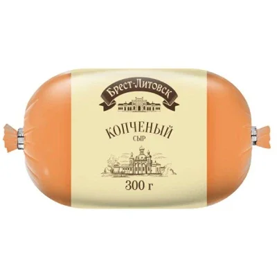 Сыр плавленый Брест-Литовск копченый 40%, 300г