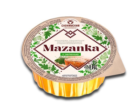 “Mazanka” с зеленью